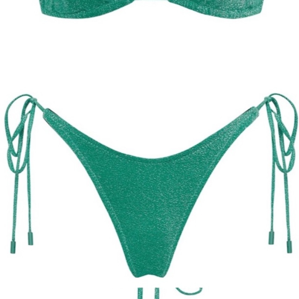 Triangle Vinca Jaded Sparkle Bikini BOTTOMS
